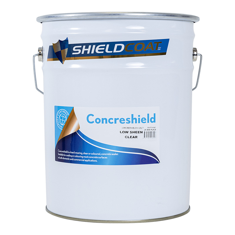 20l clear concrete sealer “Concreshield clear” Low Sheen Clear