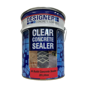 20L high build clear concrete sealer