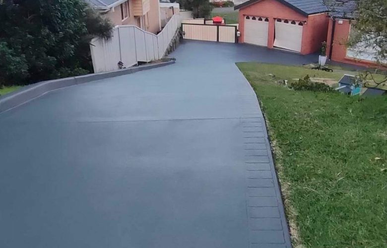Concrete steps after Step Safe anti-slip coating application